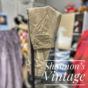 Polo Ralph Lauren 100% Linen Men’s Sz 33 X 32 Flat Front Pants A36